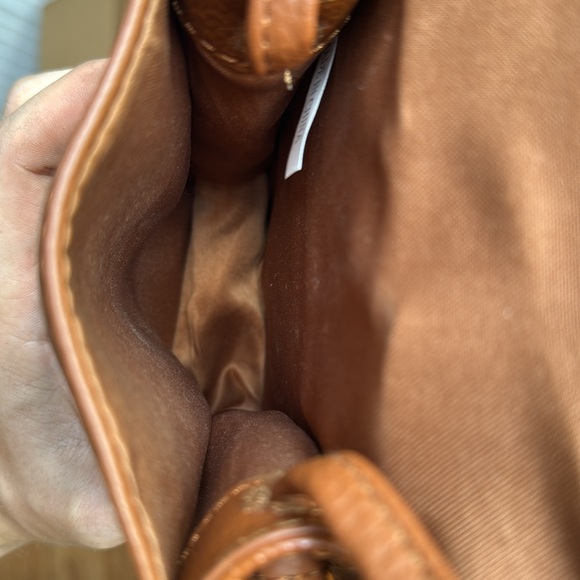 Handcrafted Brown Leather Travel Pouch with Strap - Picture 5 of 5